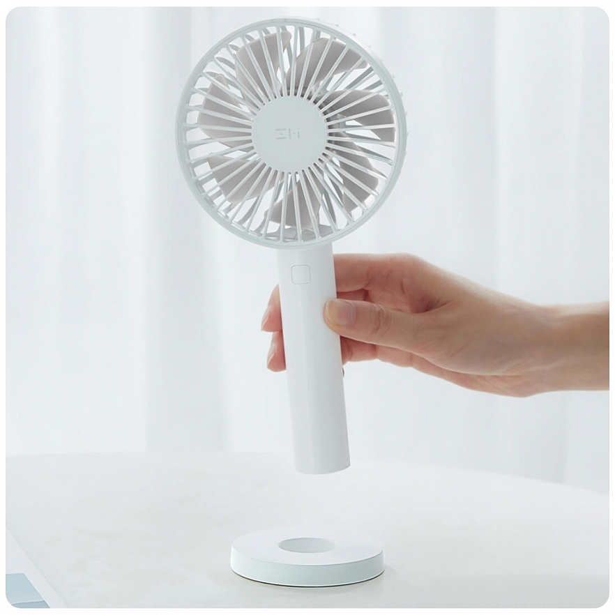 Портативный вентилятор ZMI AF215 Handheld Electric Fan 3350mAh Белый (3 скорости)