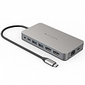 Мульти Хаб HyperDrive Dual 4K HDMI 10-in-1 USB-C Hub 2 x USB Type-C / Ethernet / 2 x HDMI / 2 x USB / mini jack 3.5 mm / microSD / SD серый (HDM1H)