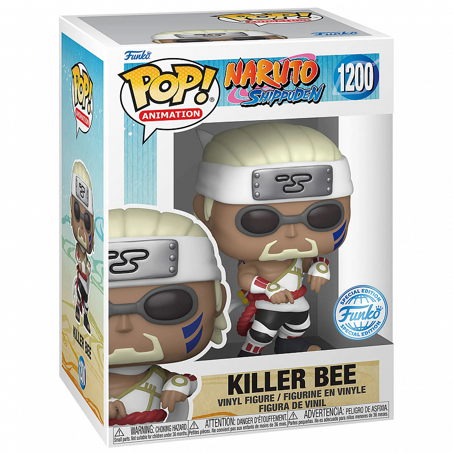 Коллекционная фигурка Funko POP! Animation Naruto Shippuden Killer Bee w/Chase (Exc) (1200) 60284