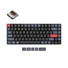 Беспроводная механическая ультратонкая клавиатура QMK Keychron K3 Pro, 84 клавиши, RGB Brown sw