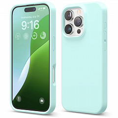 Чехол Elago Premium Silicone для iPhone 16 Pro Max лазурное небо (Aqua Sky)