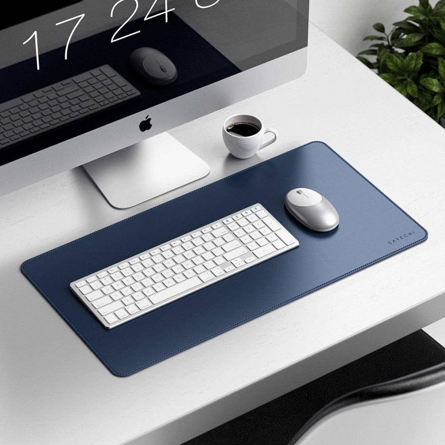 Коврик для мыши Satechi Eco-Leather Deskmate синий (ST-LDMB)