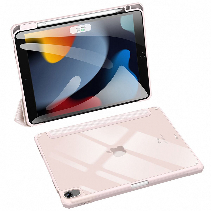 Чехол-книжка Dux Ducis Toby Series для iPad 10,2" (2022) розовый