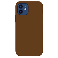Силиконовый чехол YablukCase Silicone Case для iPhone 12 mini коричневый