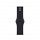Часы Apple Watch SE 44 мм - черный силиконовый ремешок (midnight)