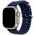 Ремешок EcoSilicone Ocean для Apple Watch 42/44/45/49 мм синий