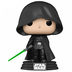 Фигурка Funko POP! Bobble Star Wars Mandalorian Luke Skywalker Hooded (GW) (Exc) (501) 61011