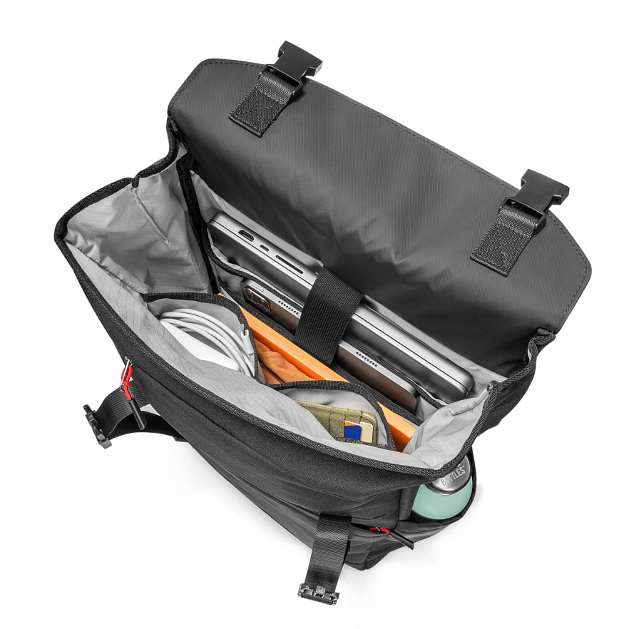 Рюкзак Tomtoc Slash Laptop Backpack A64 для ноутбуков 16" чёрный (Meteorite Black)