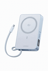 Павербанк UGREEN PB773 (65958B) магнитный 25W -10000mAh - Qi2.2