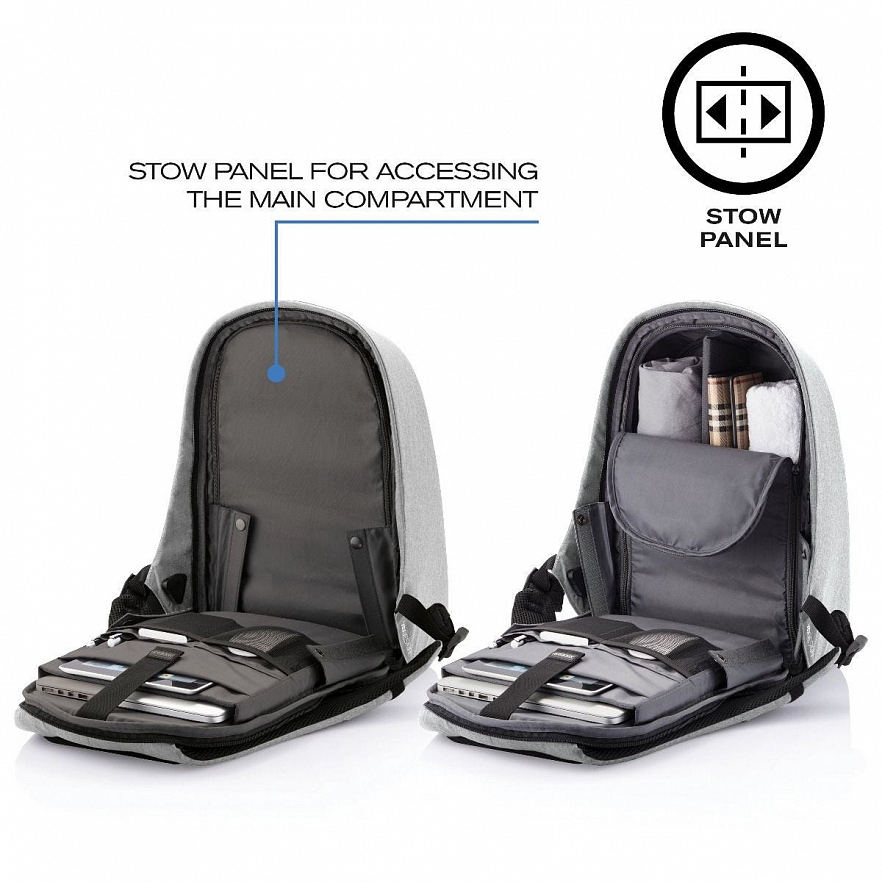 Рюкзак XD Design Bobby Pro Anti-Theft Backpack серый