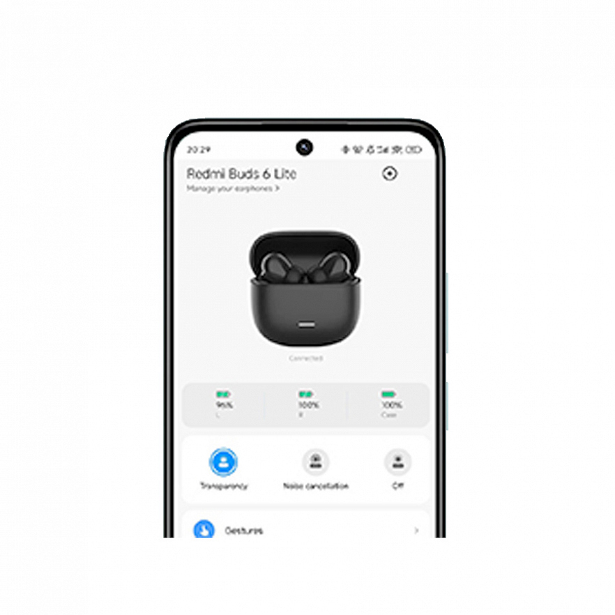 Беспроводные наушники Redmi Buds 6  Lite - белые