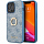 Чехол Guess PU 4G + Ring Hard для iPhone 13 Pro синий (GUHCP13L4GMRBL)