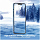 Защитное стекло Blueo Corning Gorilla 2.5D USA Anti-Static для iPhone 14 Pro Max с чёрной рамкой