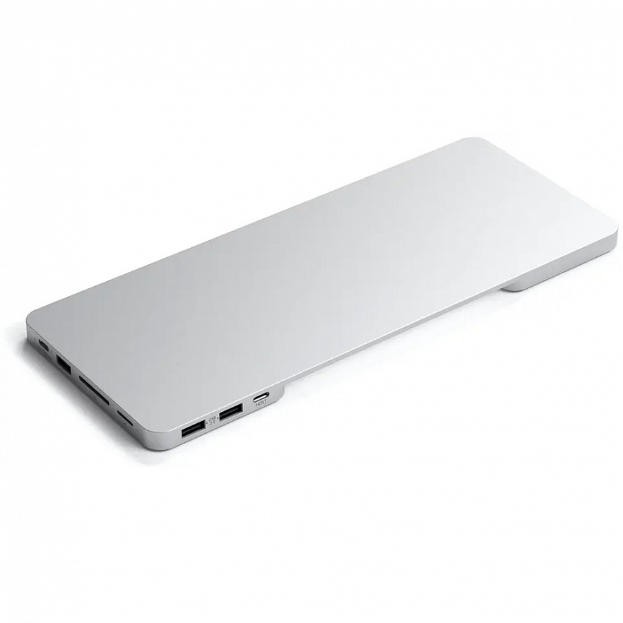 Док-станция Satechi USB-C Slim Dock для iMac (24-inch) серебристая (ST-UCISDS)