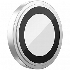 Защитное стекло на камеру BlueO Camera lens Armor metal для iPhone 15 Pro 3 шт. Silver (+installer)