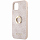 Чехол Guess PU 4G + Ring Hard для iPhone 13 розовый (GUHCP13M4GMRPI)