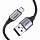 Кабель UGREEN US290 (60146) USB-A 2.0 to Micro-USB Cable Nickel Plating Alu Braid (1 метр) чёрный/серый