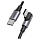 Кабель Ugreen US334 USB-C to USB-C Angled Round Cable (3 метра) чёрный (20583)