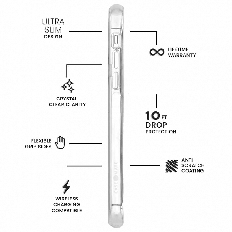 Чехол Case-Mate Tough Clear для iPhone 11 Pro прозрачный