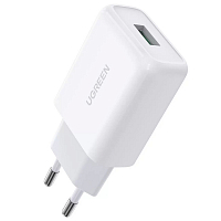 Сетевое зарядное устройство UGREEN CD122 USB-A QC3.0 18W Charger белое (10133)