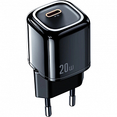 Сетевое зарядное устройство Mcdodo Mini 20 W PD (Type-C) Fast Charger чёрное (CH-829)