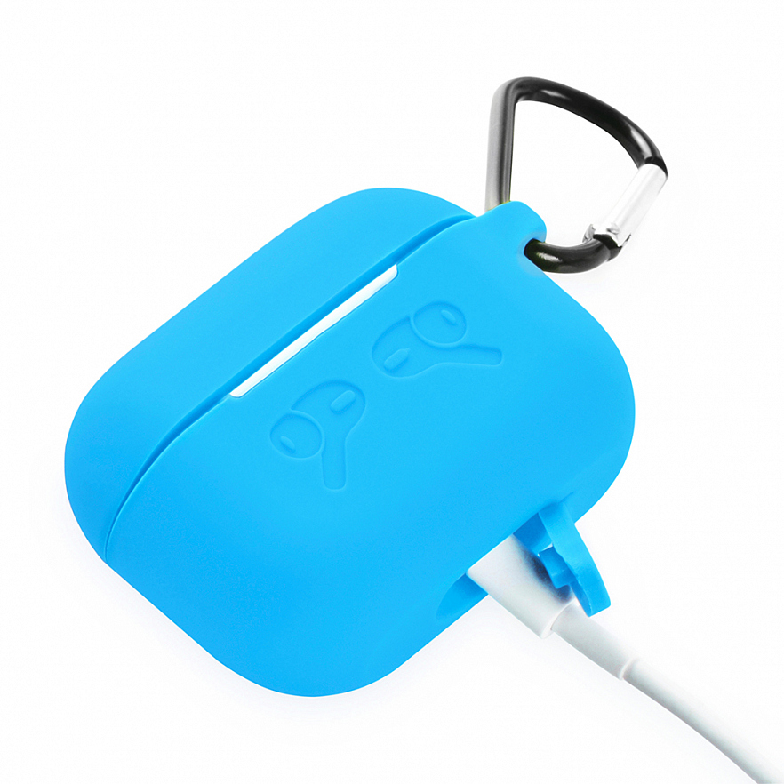 Чехол Guardi Soft Touch Protective Case для Airpods Pro голубой