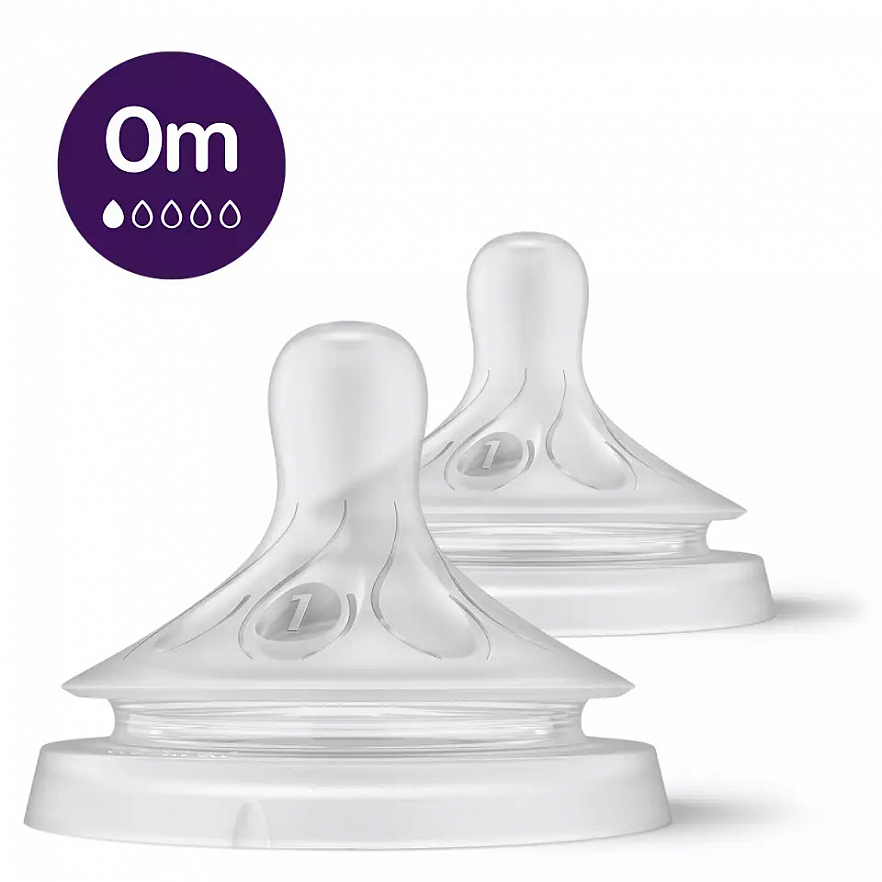 Соска для бутылочек Philips Avent Natural Response (2 шт., с 0 мес.) (SCY961/02)