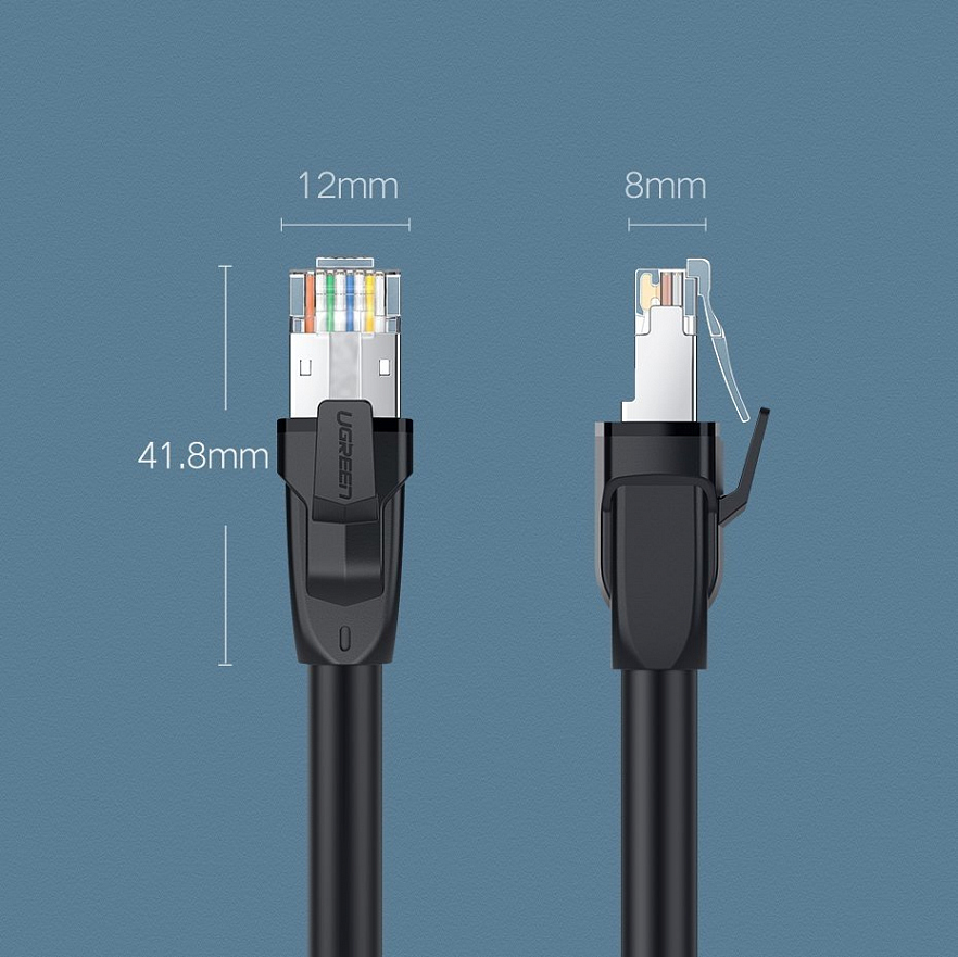 Кабель Ugreen NW121 - Cat8  - Ethernet - 2 метра