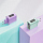 Сетевое зарядное устройство AceFast A45 Sparkling series PD65W GaN (2xUSB-C+USB-A) FCW Charger фиолетовое (Purple)