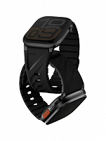 Ремешок Uniq для Apple Watch 49-40 mm ремешок FLUO Silicone Rubber черный