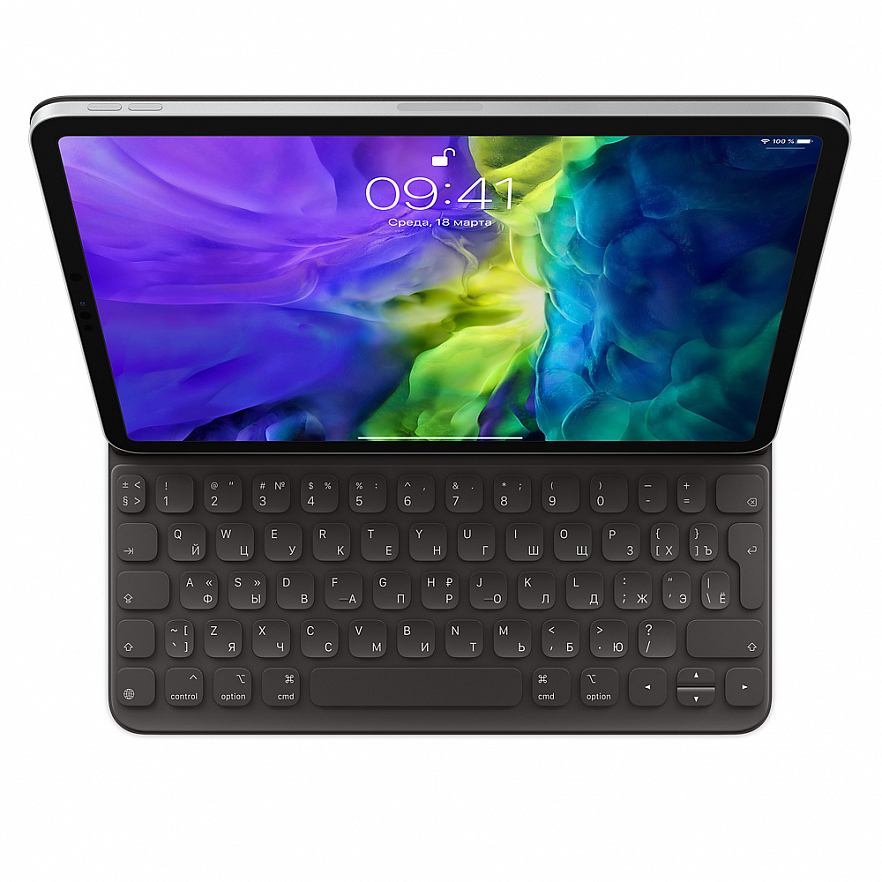 Клавиатура Apple Smart Keyboard Folio для iPad Pro 11 (2020) с русскими буквами