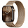 Умные часы Apple Watch Series 10 46 мм, GPS + Cellular, титан золотистый, миланский ремешок золотистый M/L