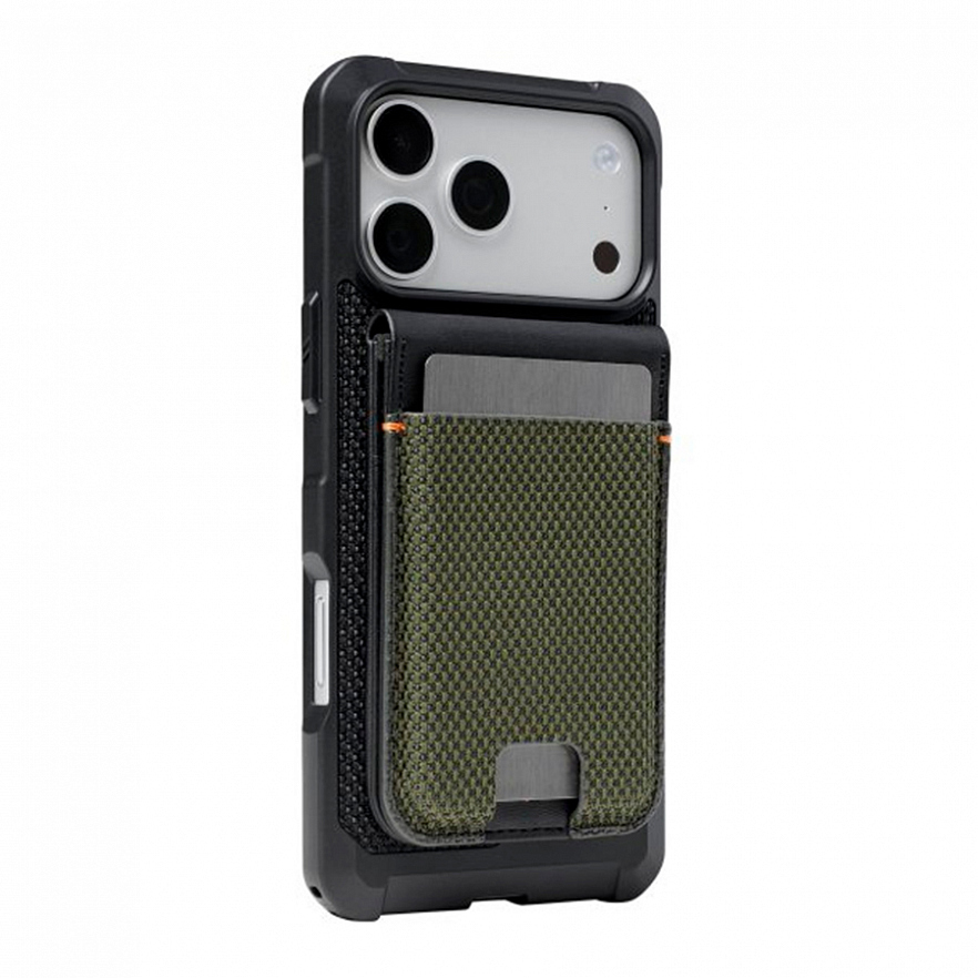Магнитный картхолдер UAG Kevlar MagSafe Wallet зеленый