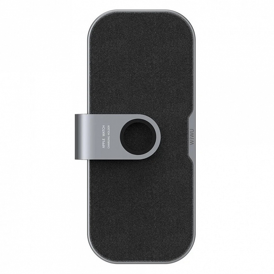 Беспроводная зарядка WIWU Power Air 3-in-1 Wireless Fast Charger Stand чёрная