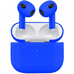 Беспроводные наушники Apple AirPods 3 (3‑го поколения) Custom Edition синие матовые