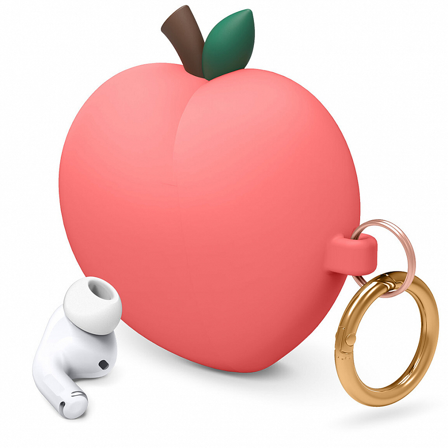Чехол Elago Peach Case для AirPods Pro красный (Red)