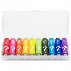 Комплект батареек алкалиновых ZMI Rainbow типа AAA 10 шт. разноцветные (AA701 Colors)