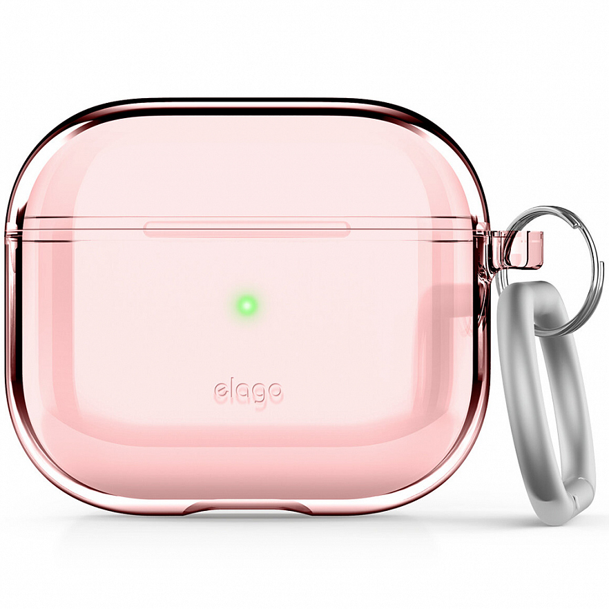 Чехол Elago Clear Case для AirPods 3 розовый (Lovely Pink)