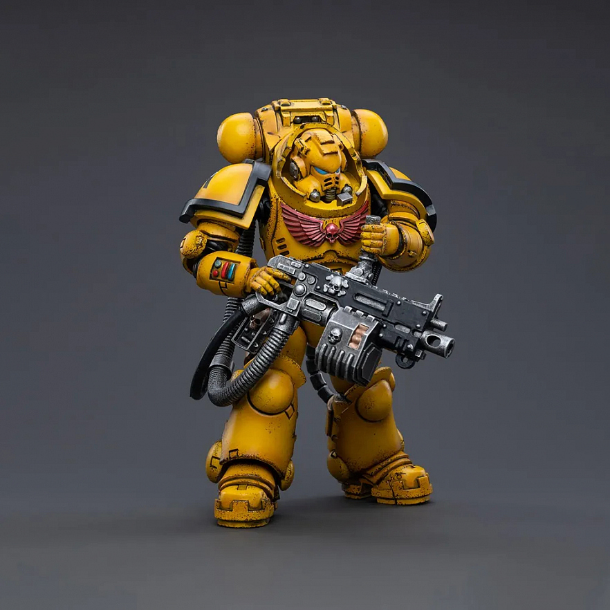 Фигурка Warhammer 40K Imperial Fists Heavy Intercessors Polad Lycalrad 01 1:18