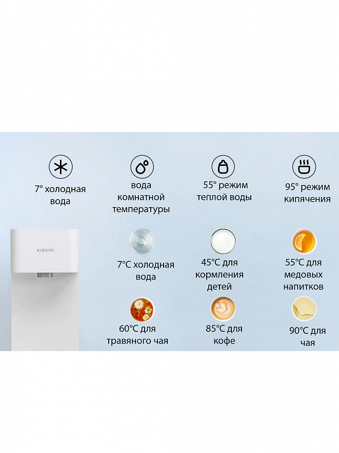 Умный диспенсер для воды Xiaomi Smart Water Dispenser (для горячей и холодной)