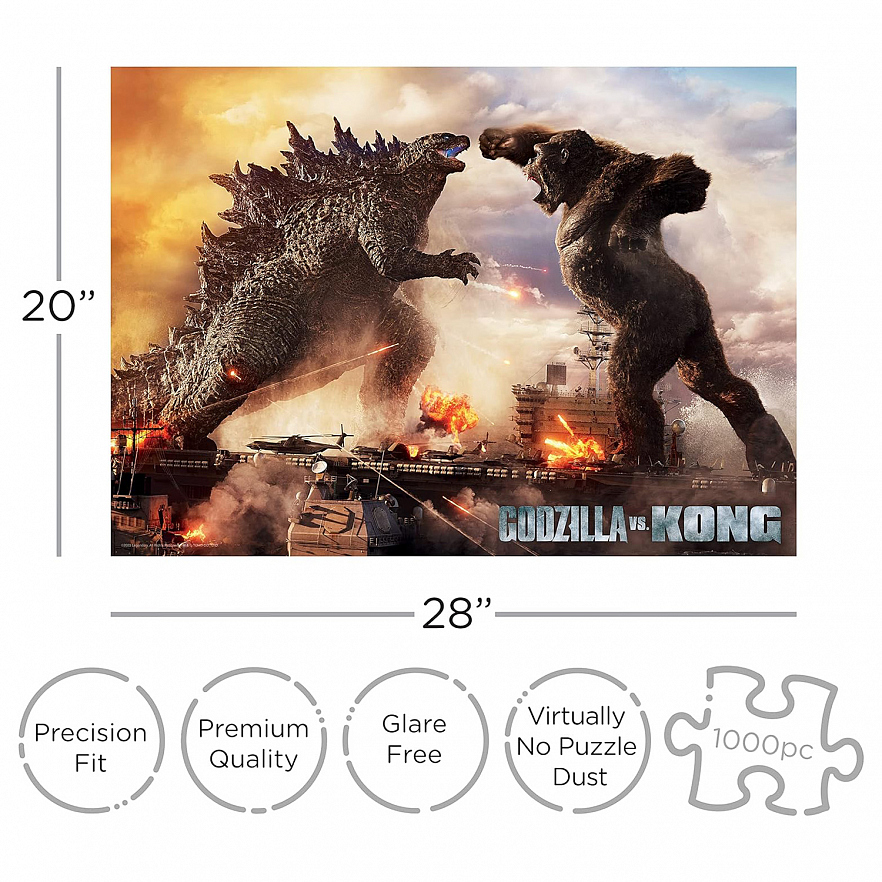 Пазл AQUARIUS Godzilla vs Kong 1000 элементов