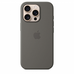 Чехол Apple MagSafe Silicone Case для iPhone 16 Pro Каменно-серый (Stone Gray)