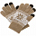 Перчатки шерстяные Beewin Smart Gloves для iPhone/iPod/iPad/etc бежевые (размер L)