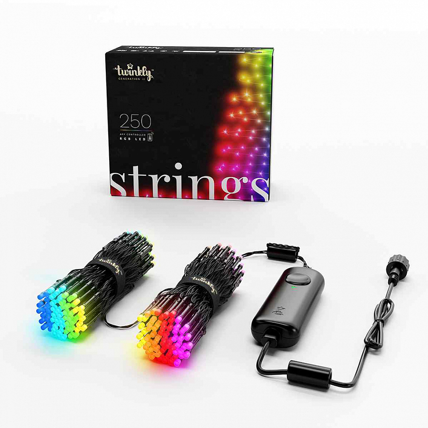 Умная гирлянда Twinkly Lumieres (20 м, 250 светодиодов). Второе поколение