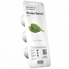 Набор картриджей для умного сада Click and Grow Refill 3-Pack  Зеленый Щавель (Green Sorrel)