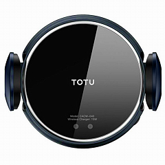 Автодержатель с функцией беспроводной зарядки TOTU Interstellar Series синий (CACW-040)