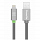 Кабель XtremeMac Lightning to USB Flat LED Cable (1,2 метра) серый космос (XCL-FLD-13) 