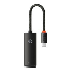 Адаптер Baseus Lite Series Ethernet Adapter Type-C to RJ45 LAN Port (100Mbps) Black