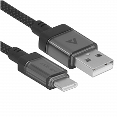 Кабель ACEFAST C12-04 USB-A to USB-C (1.2 метра) черный
