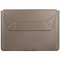 Чехол Uniq Oslo для MacBook Pro 14 (M1/M2, 2021-2023) серый (Stone Grey)